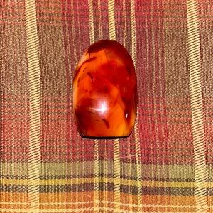 Beautiful crystal rock, has a pocket with crystals inside. Palm size